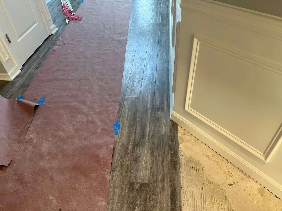 Completed marble shower restoration in Dryden